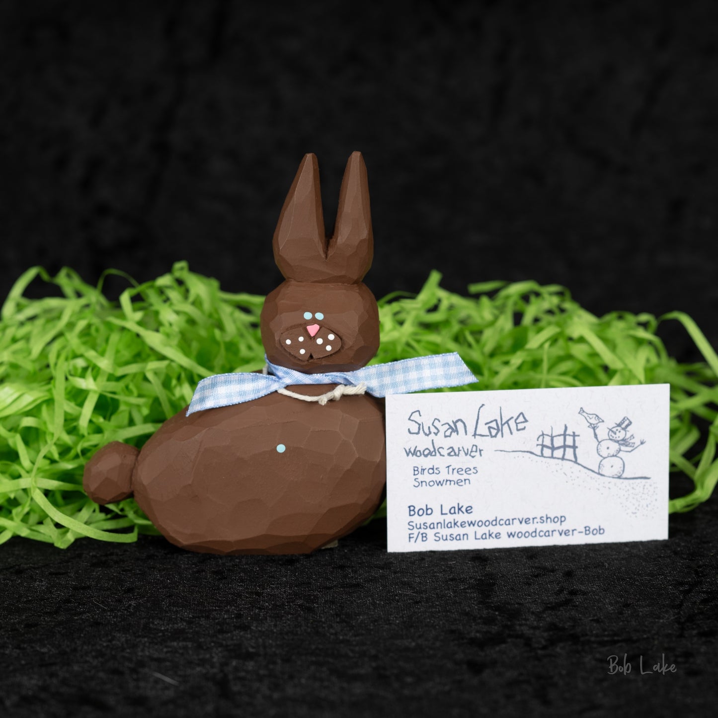 Carved Chocolate Bunny- 018