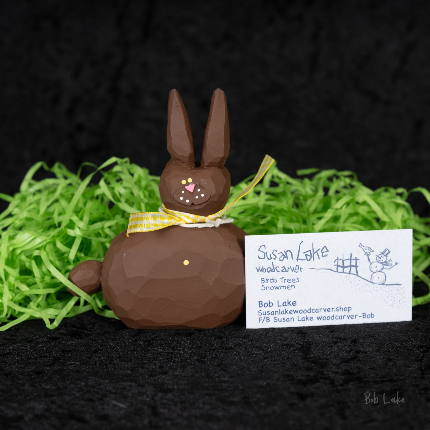 Carved Chocolate Bunny- 019