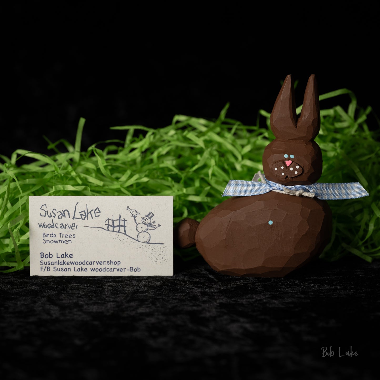 Carved Chocolate Bunny- 034