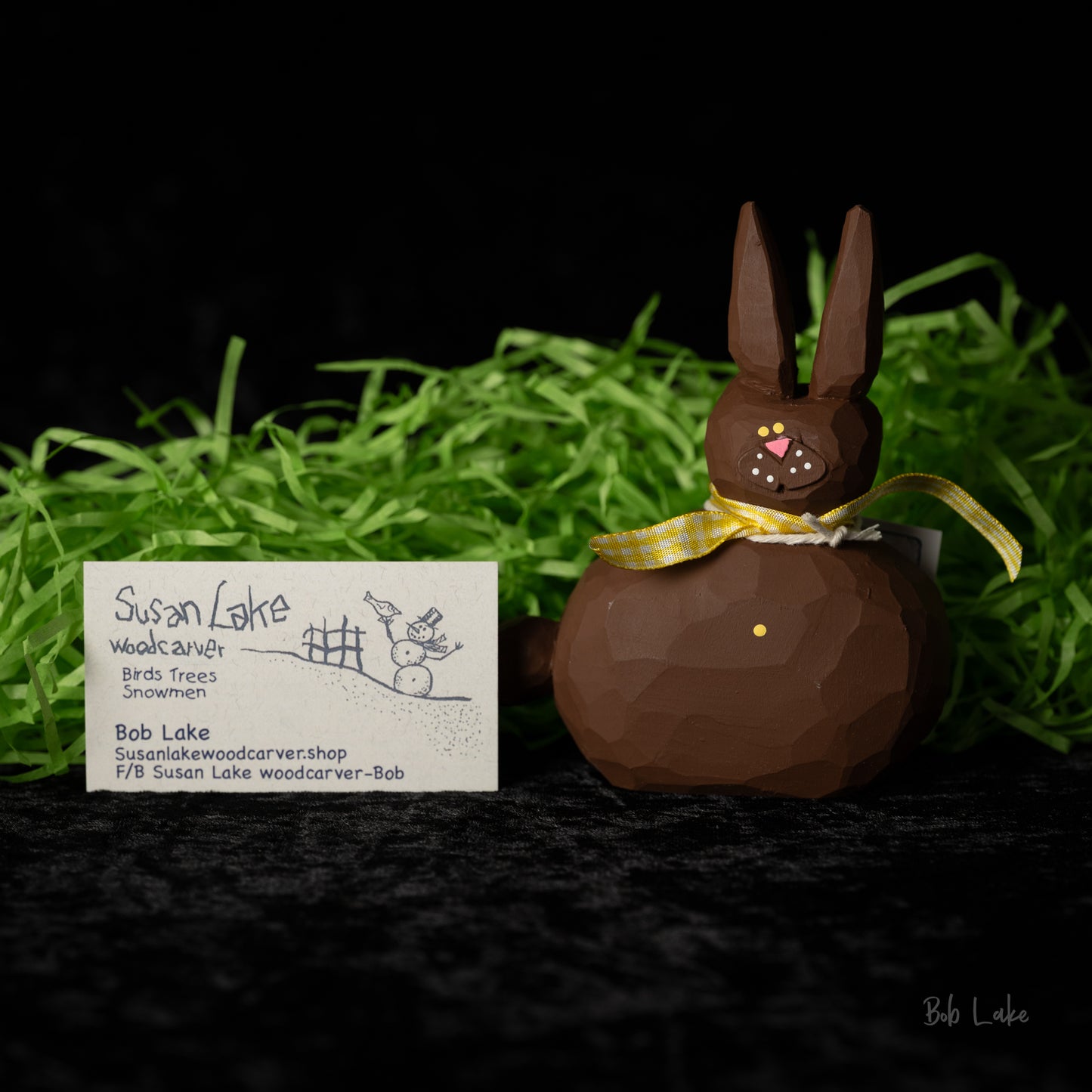 Carved Chocolate Bunny- 033