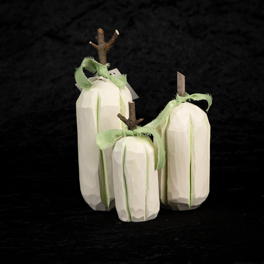 WHITE Pumpkin set P-006