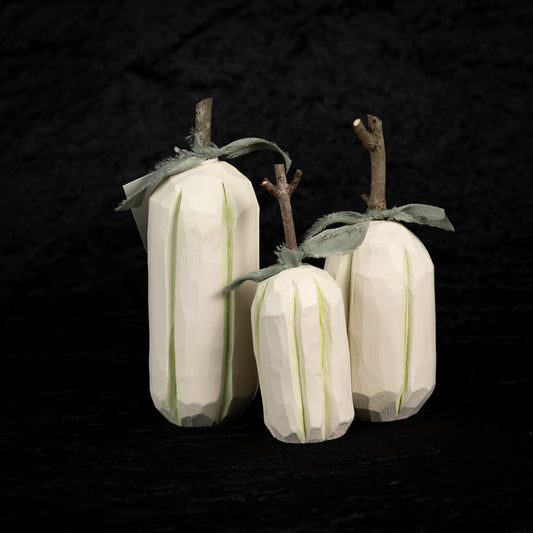 WHITE Pumpkin set P-010